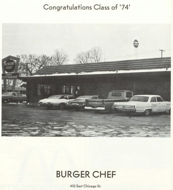 Burger Chef - Coldwater 1974